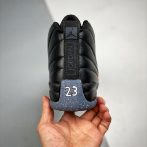 Air Jordan 12 Utility Black Black-Bright Crimson-White For Sale