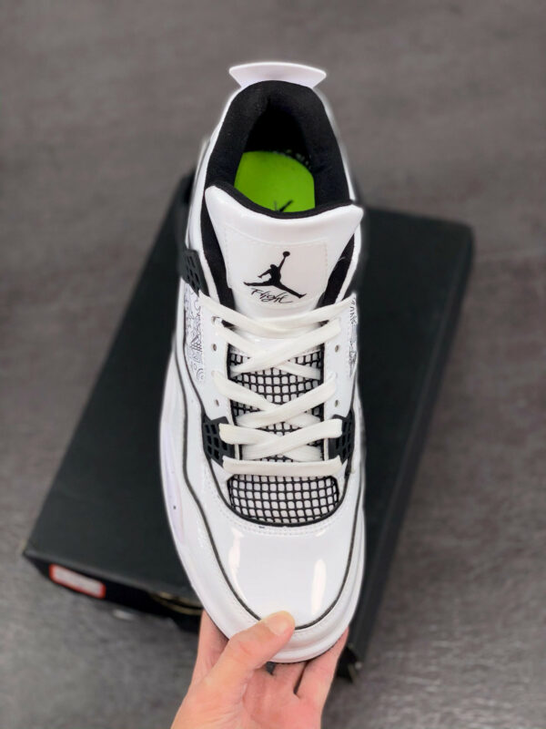 Air Jordan 4 DIY White Black-Volt DC4101-100 For Sale