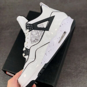 Air Jordan 4 DIY White Black-Volt DC4101-100 For Sale