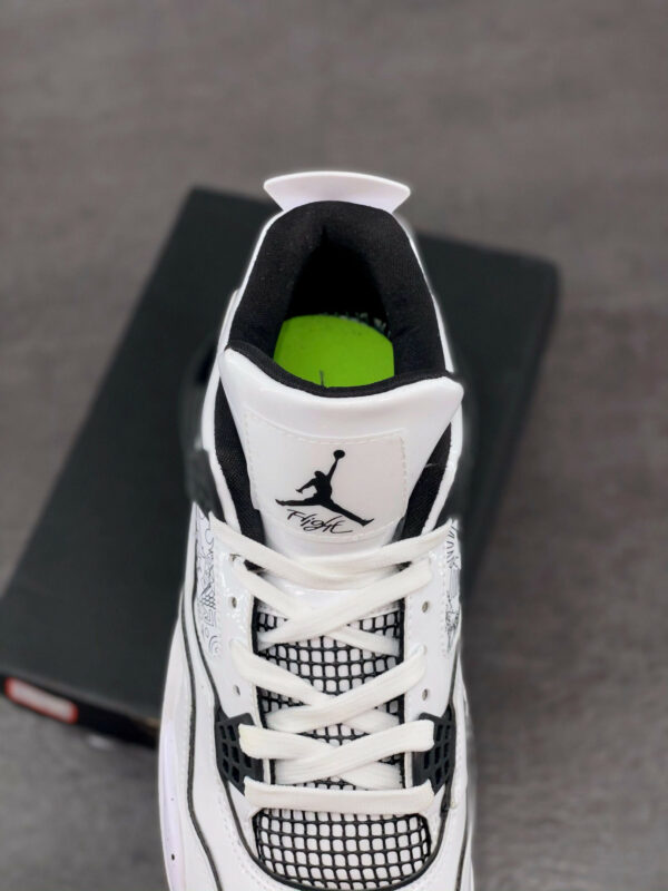 Air Jordan 4 DIY White Black-Volt DC4101-100 For Sale