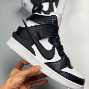 Ambush x Nike Dunk High White Black-Spruce Aura For Sale