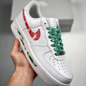 Custom Nike Air Force 1 Low White Red For Sale