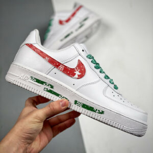 Custom Nike Air Force 1 Low White Red For Sale