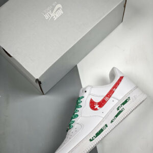 Custom Nike Air Force 1 Low White Red For Sale