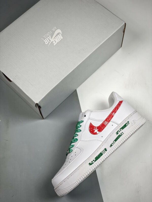 Custom Nike Air Force 1 Low White Red For Sale