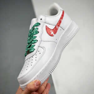 Custom Nike Air Force 1 Low White Red For Sale