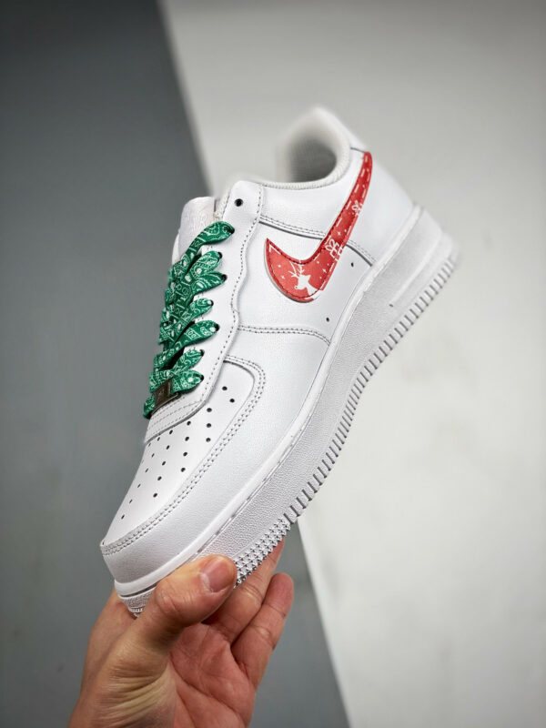 Custom Nike Air Force 1 Low White Red For Sale