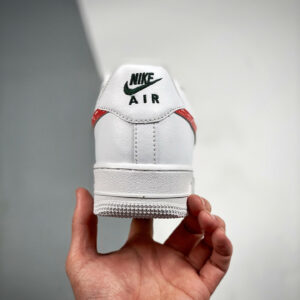 Custom Nike Air Force 1 Low White Red For Sale