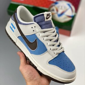 Custom Nike Dunk Low Argentina White Blue For Sale