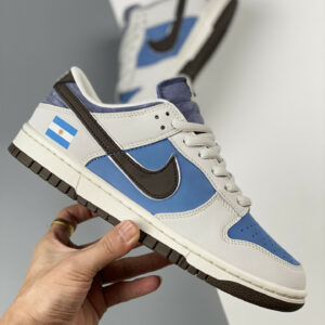 Custom Nike Dunk Low Argentina White Blue For Sale