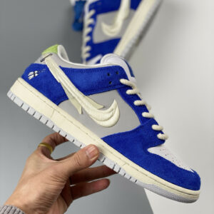 Fly Streetwear x Nike SB Dunk Low Game Royal Sail-Grey DQ5130-400 For Sale