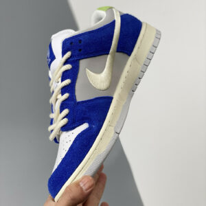 Fly Streetwear x Nike SB Dunk Low Game Royal Sail-Grey DQ5130-400 For Sale