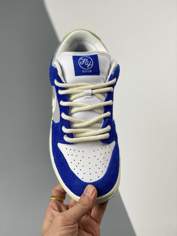 Fly Streetwear x Nike SB Dunk Low Game Royal Sail-Grey DQ5130-400 For Sale