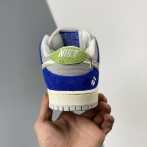 Fly Streetwear x Nike SB Dunk Low Game Royal Sail-Grey DQ5130-400 For Sale