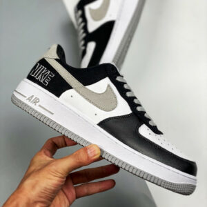 Nike Air Force 1 EMB Black Fat Silver-White-Pine Green For Sale