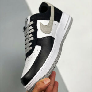 Nike Air Force 1 EMB Black Fat Silver-White-Pine Green For Sale