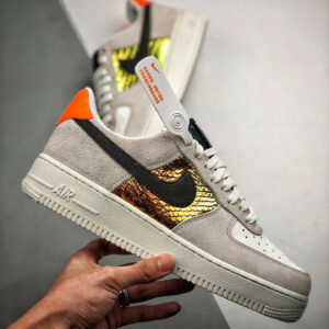 Nike Air Force 1 Low Iridescent Snakeskin CW2657-001 For Sale