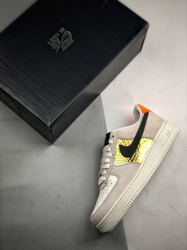 Nike Air Force 1 Low Iridescent Snakeskin CW2657-001 For Sale