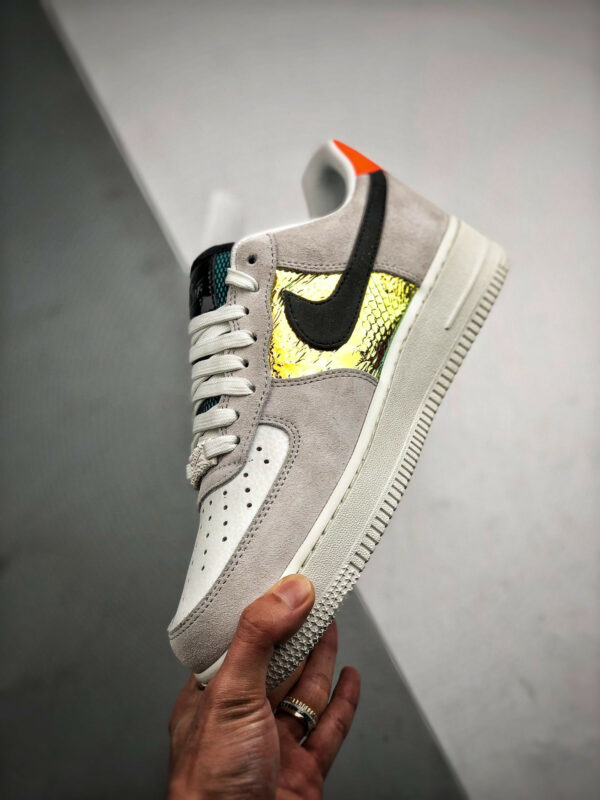 Nike Air Force 1 Low Iridescent Snakeskin CW2657-001 For Sale