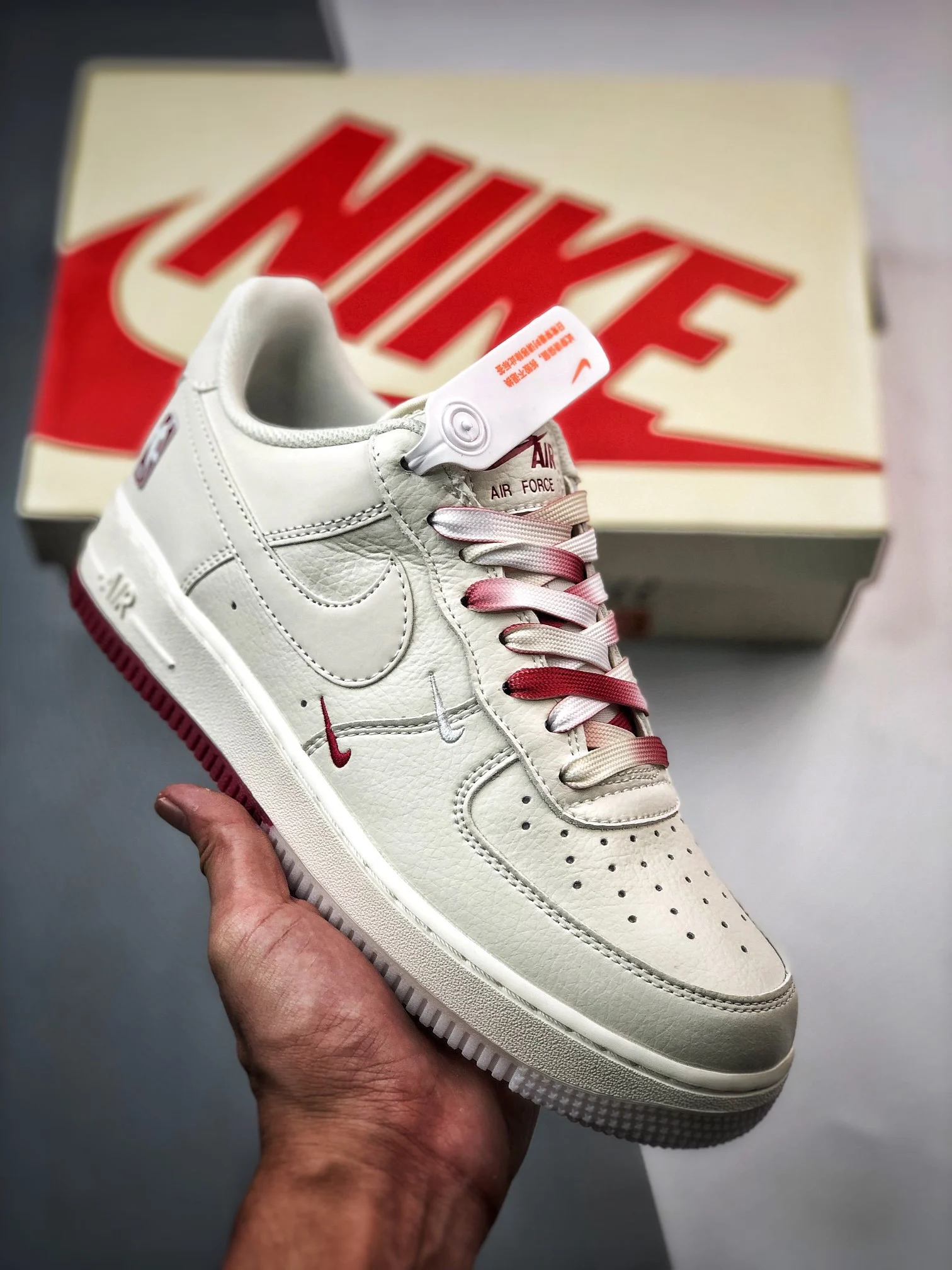 Nike Air Force 1 Low All-Star White Red For Sale