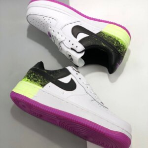 Nike Air Force 1 Low Splatter Barely Volt Fuchsia Glow For Sale