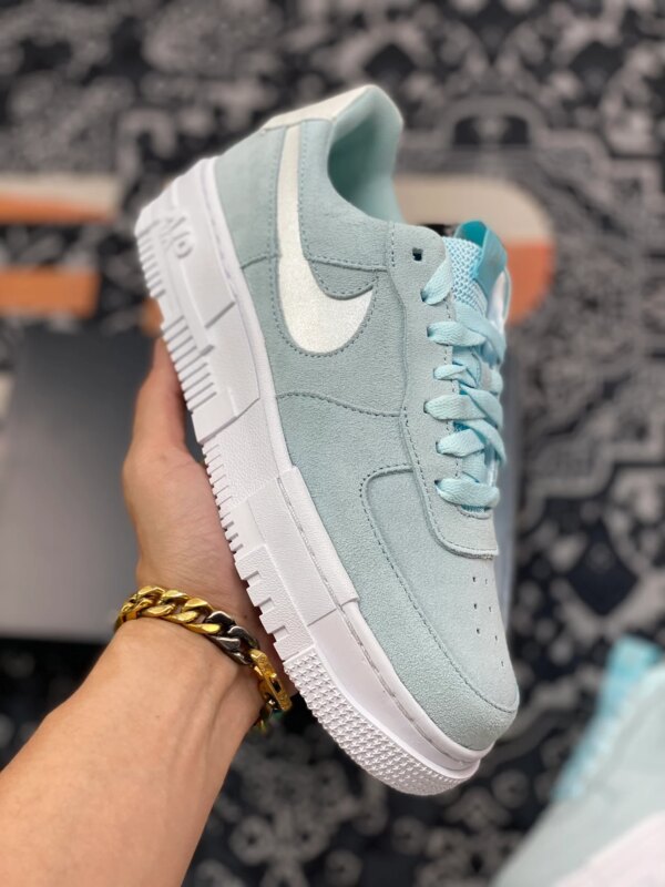 Nike Air Force 1 Pixel Glacier Ice Blue DH3855-400 For Sale