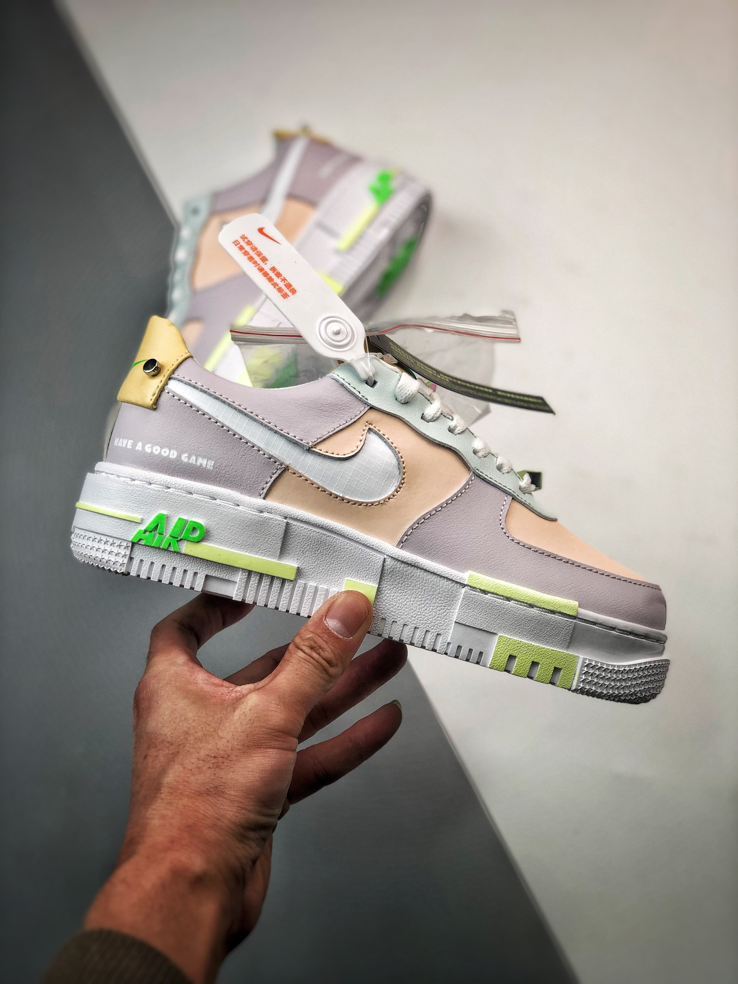 Nike Air Force 1 Pixel Have a Good Game Venice White Green Strike DO2330-511 For Sale