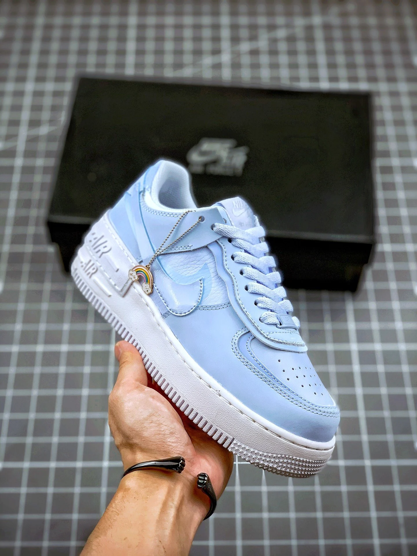 Nike Air Force 1 Shadow Hydrogen Blue CV3020-400 For Sale