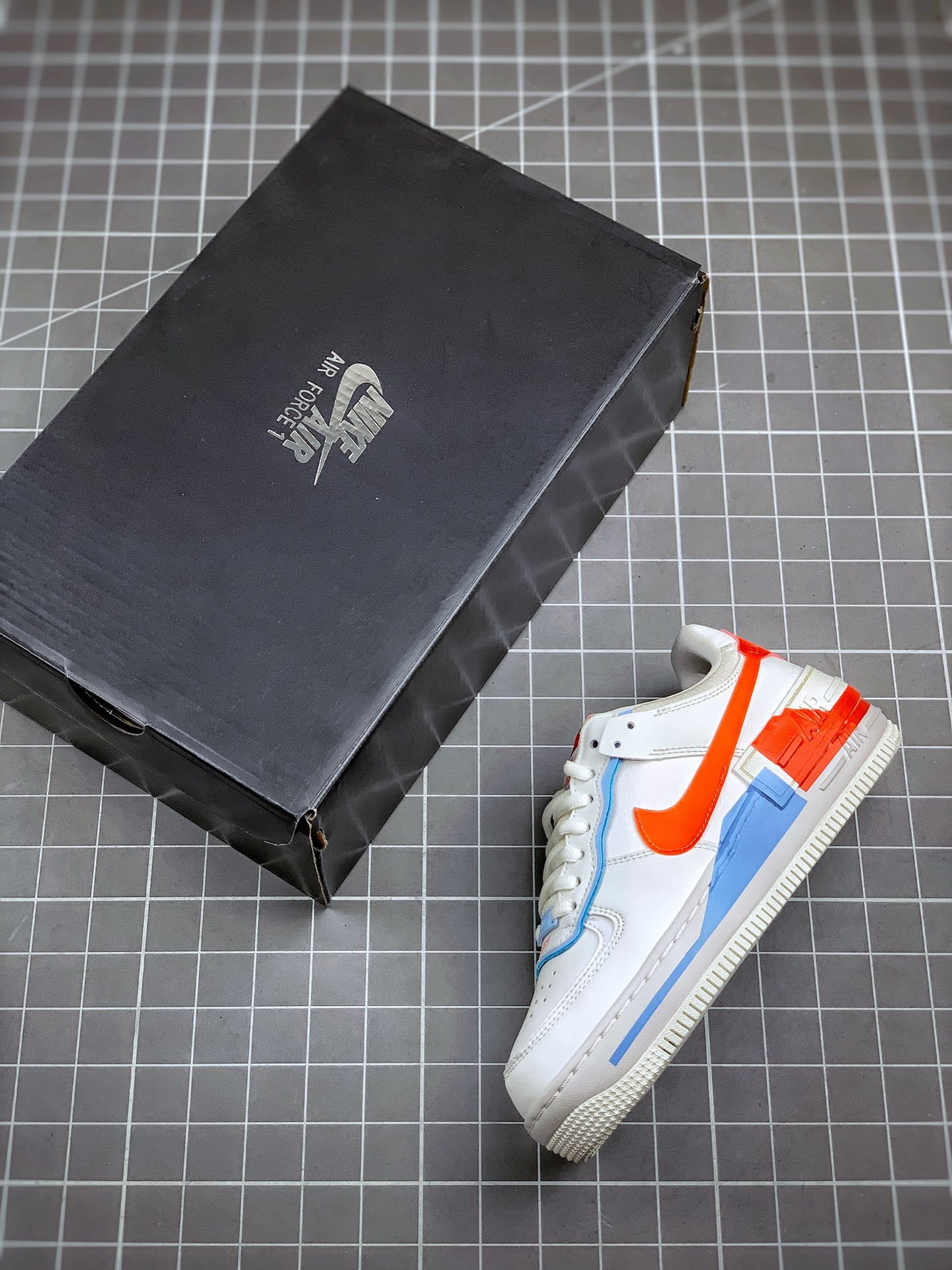 Nike Air Force 1 Shadow Team Orange White CQ9503-100 For Sale