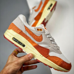 Nike Air Max 1 Master Light Bone Magma Orange-Neutral Grey For Sale