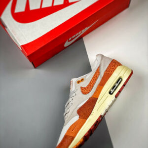 Nike Air Max 1 Master Light Bone Magma Orange-Neutral Grey For Sale