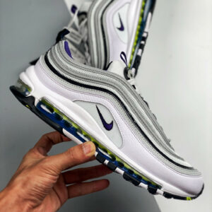 Nike Air Max 97 Kaomoji White Purple Black For Sale