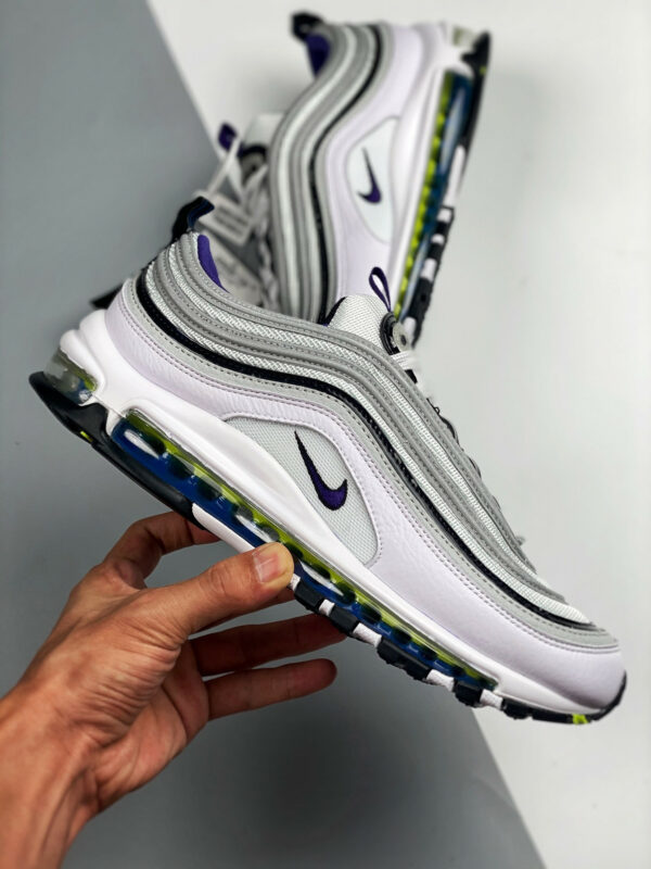 Nike Air Max 97 Kaomoji White Purple Black For Sale