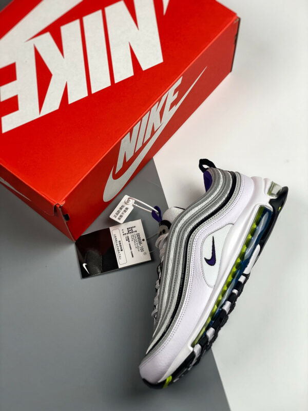 Nike Air Max 97 Kaomoji White Purple Black For Sale