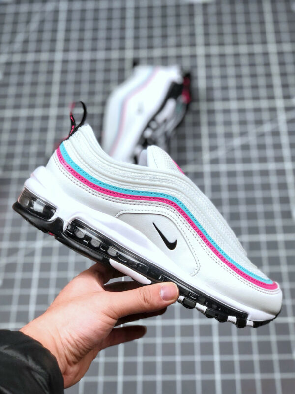 Nike Air Max 97 White Black Pink For Women