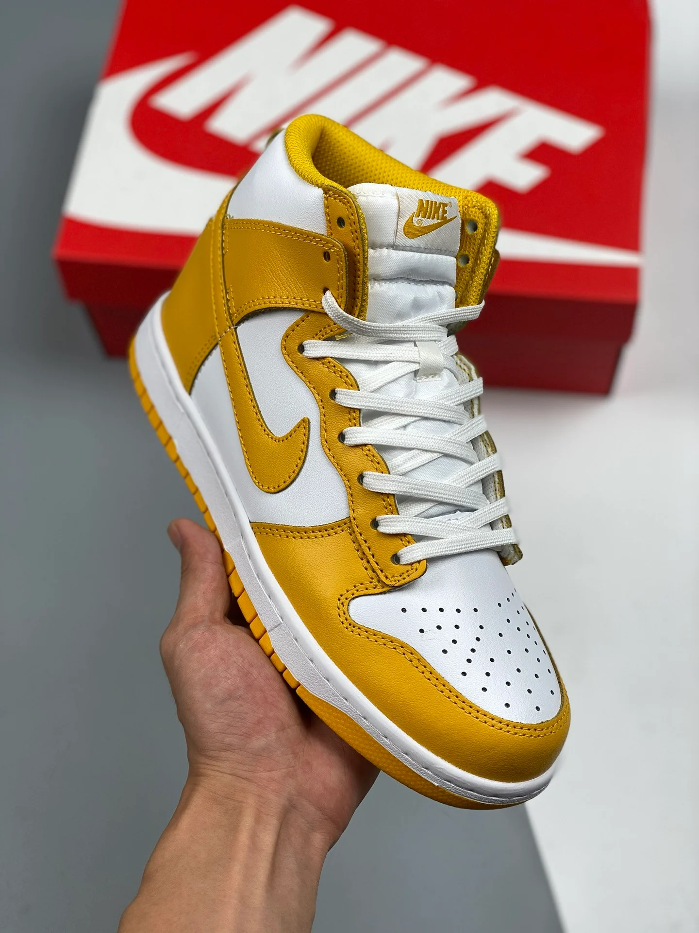 Nike Dunk High White Dark Sulfur DD1869-106 For Sale