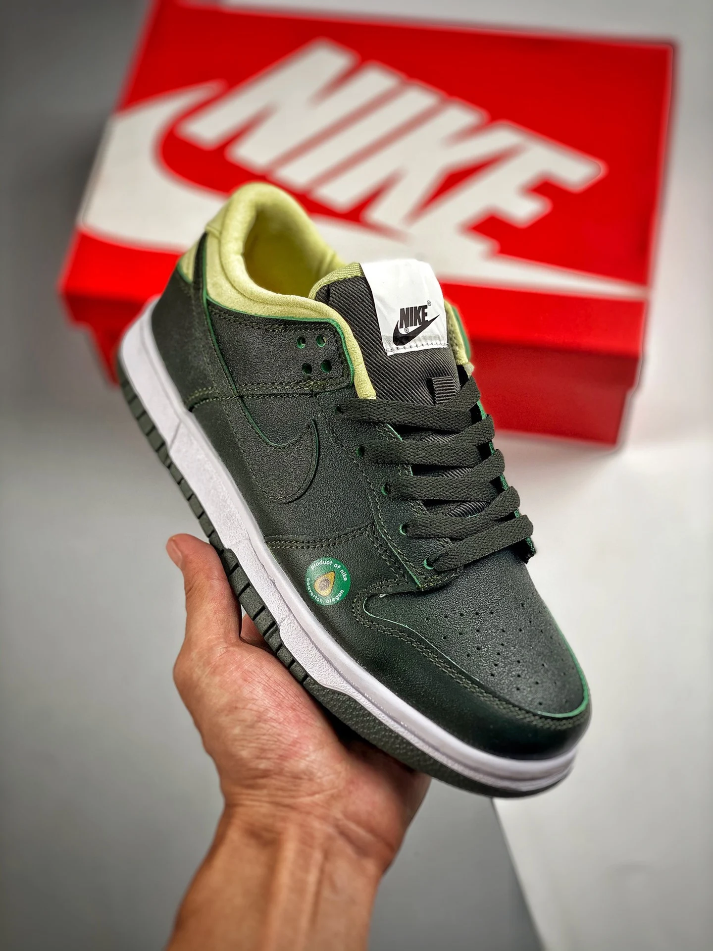 Nike Dunk Low Avocado Sequoia Zinnia-Eucalyptus Fog DM7606-300 For Sale