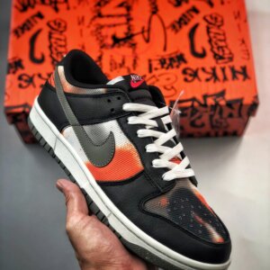 Nike Dunk Low Graffiti Black Red DM0108-001 For Sale