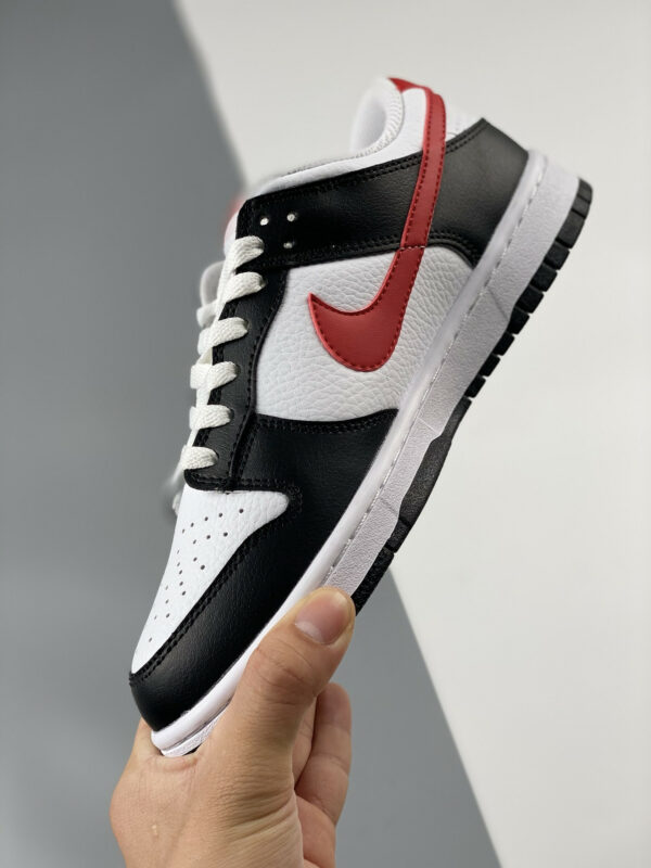 Nike Dunk Low Panda Black White Red FB3354-001 For Sale