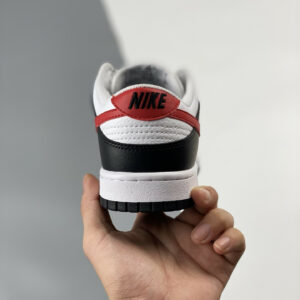 Nike Dunk Low Panda Black White Red FB3354-001 For Sale