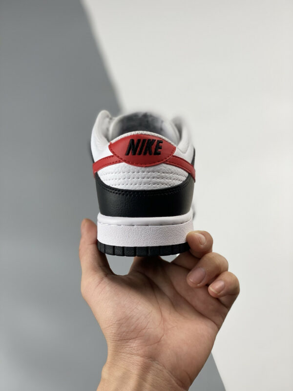 Nike Dunk Low Panda Black White Red FB3354-001 For Sale