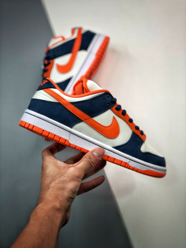 Nike SB Dunk Low Broncos White Orange Blaze-Midnight Navy 304292-184 For Sale