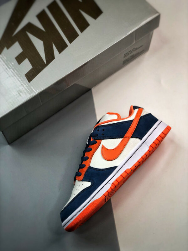 Nike SB Dunk Low Broncos White Orange Blaze-Midnight Navy 304292-184 For Sale