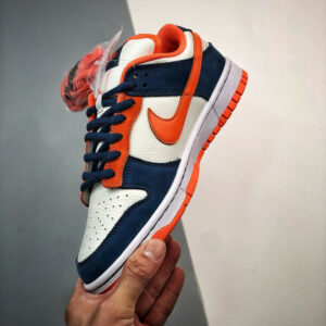 Nike SB Dunk Low Broncos White Orange Blaze-Midnight Navy 304292-184 For Sale