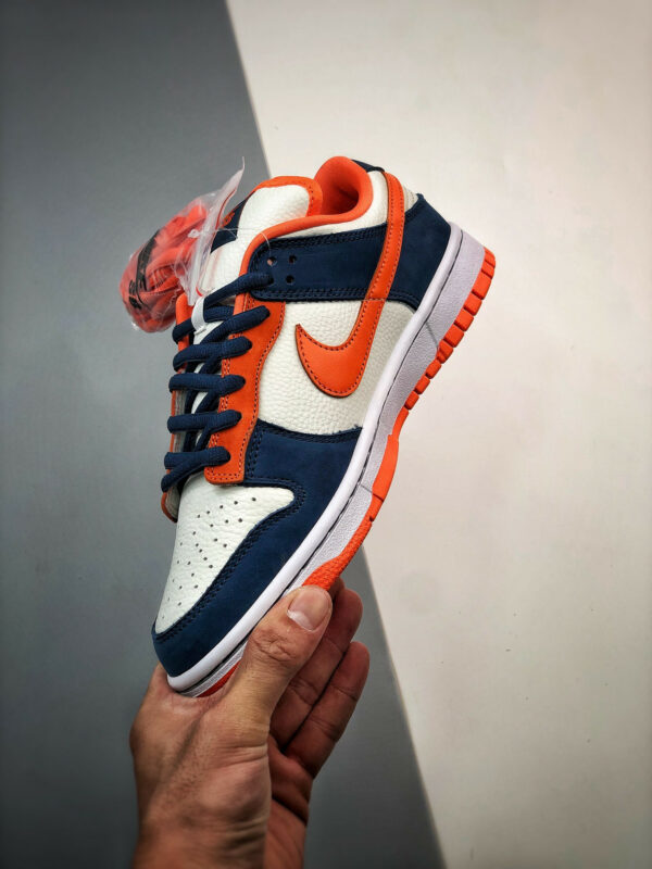 Nike SB Dunk Low Broncos White Orange Blaze-Midnight Navy 304292-184 For Sale