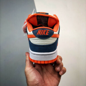 Nike SB Dunk Low Broncos White Orange Blaze-Midnight Navy 304292-184 For Sale