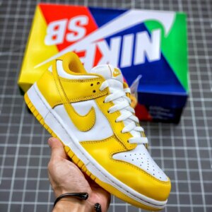 Nike SB Dunk Low Yellow White For Sale