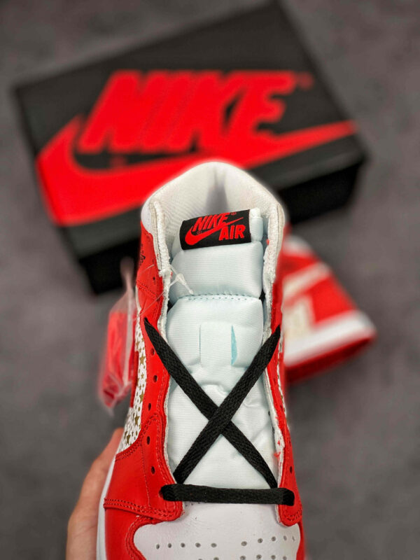 Supreme x Air Jordan 1 High Stars Varsity Red For Sale