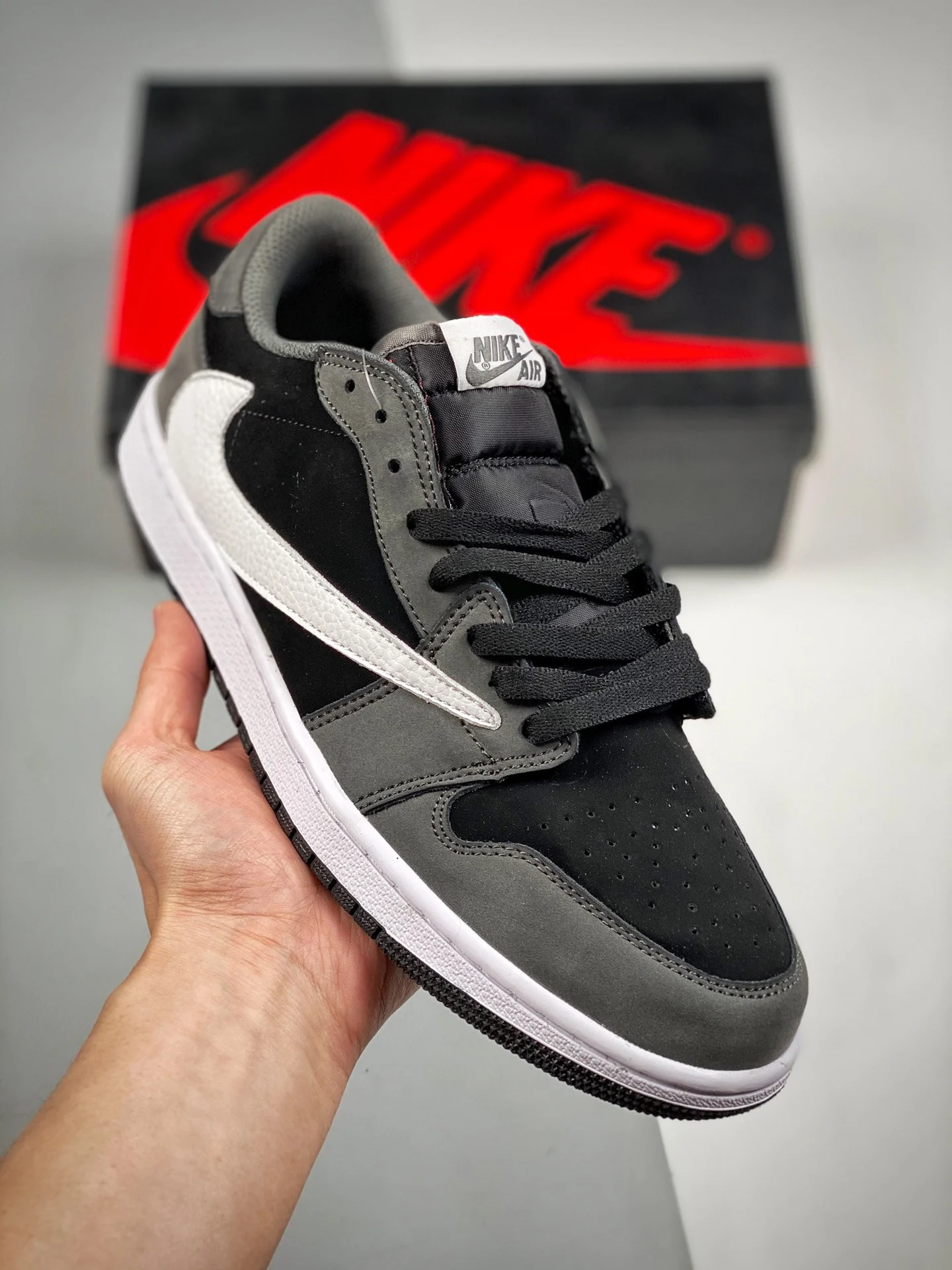 Travis Scott x Air Jordan 1 Low OG Black For Sale