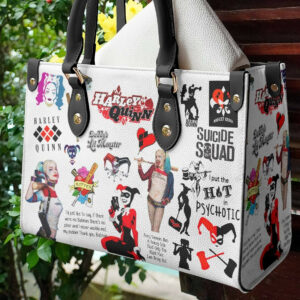 Harley Quinn Women Leather Hand Bag